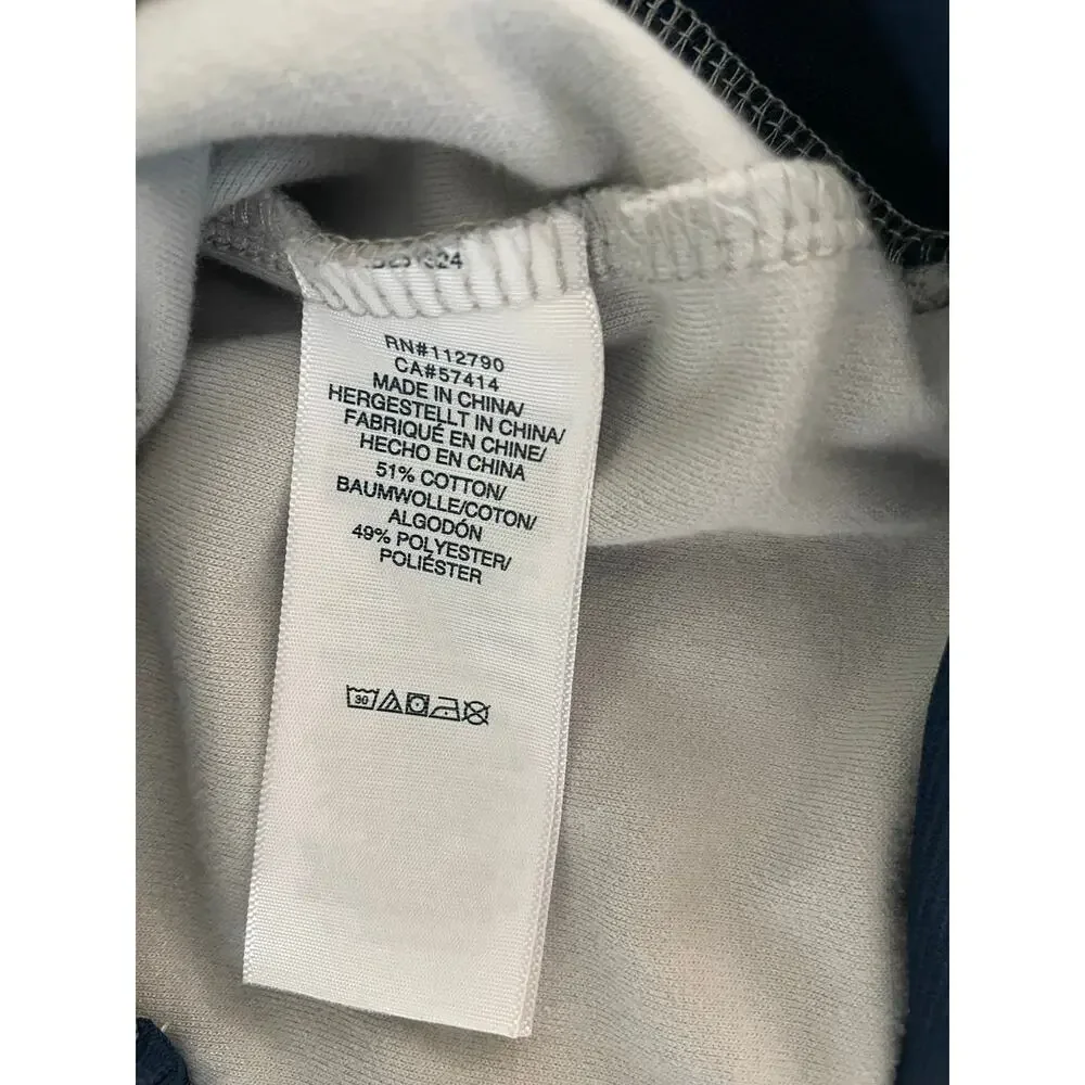 True Religion Zip-Up Track Jacket Grey and Navy Blue XL